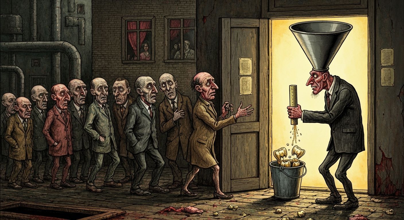 German Expressionist Dada Satire of Urban Decay