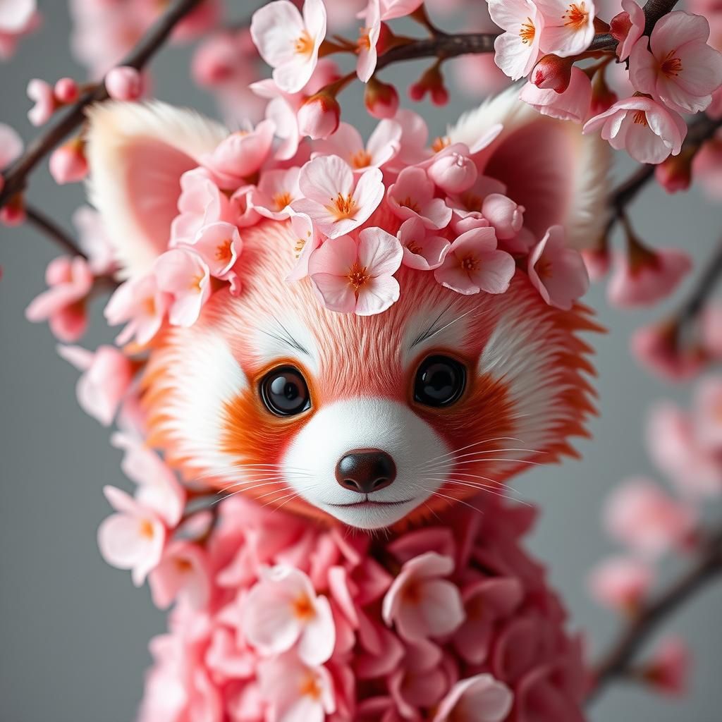 Cherry Blossom Red Panda