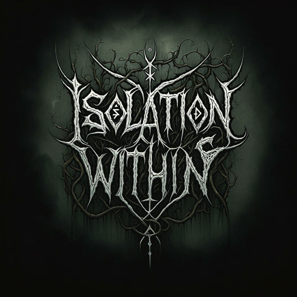 Haunting Band Logo: Isolation Within, Gothic Horror