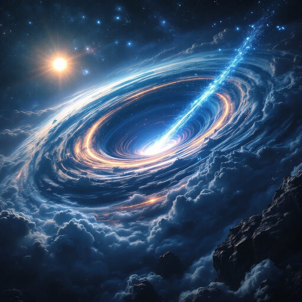 Toroidal Stormworld with Shardlight Comet