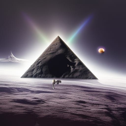 Dramatic Digital Painting: Dark Side of the Moon