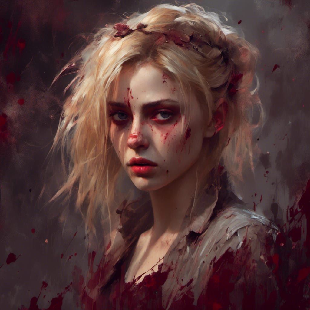 Gothic British Lady Portrait in Hyperdetailed Digital Art