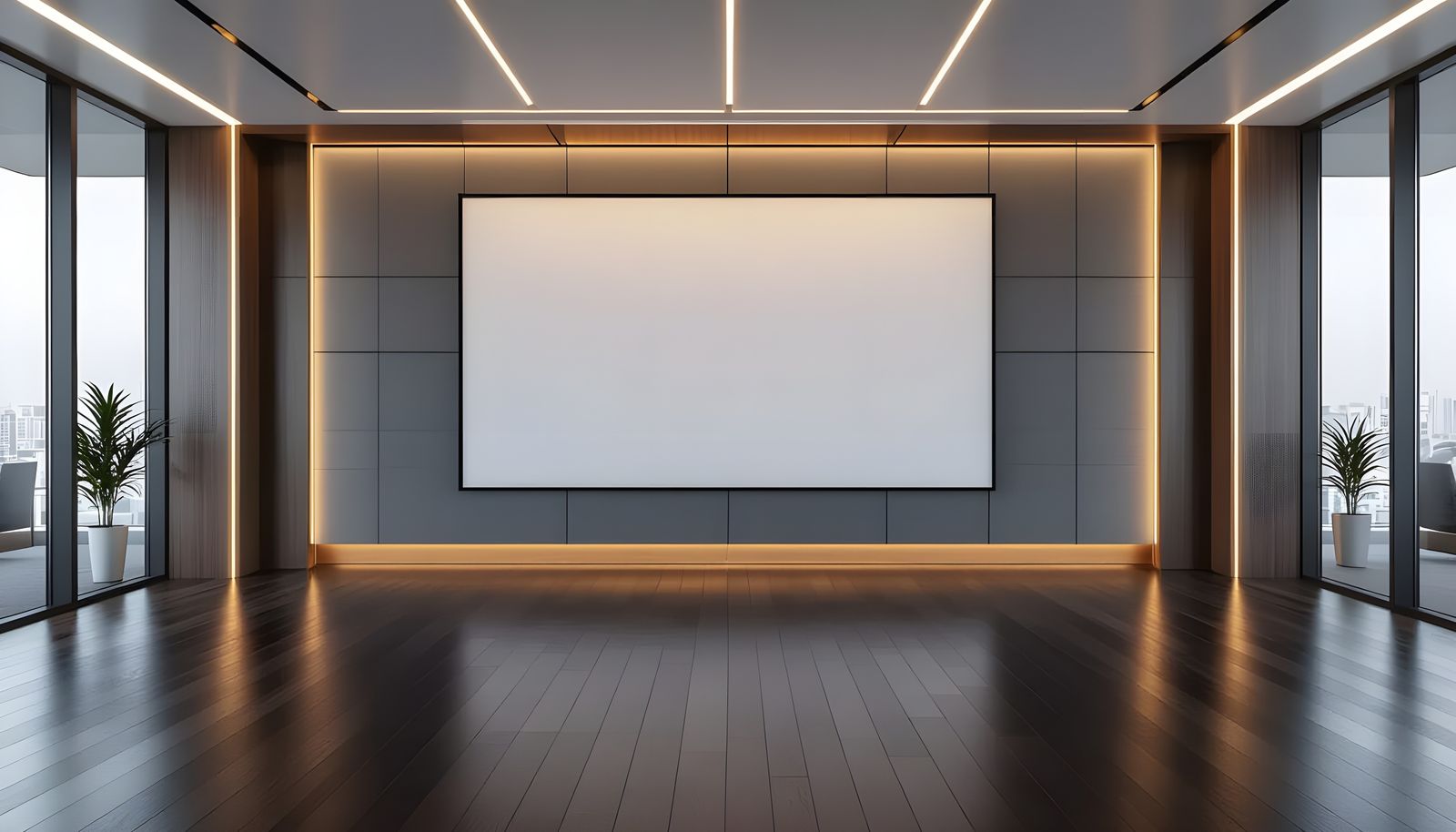 Modern Corporate Office Interior in 8K Resolution