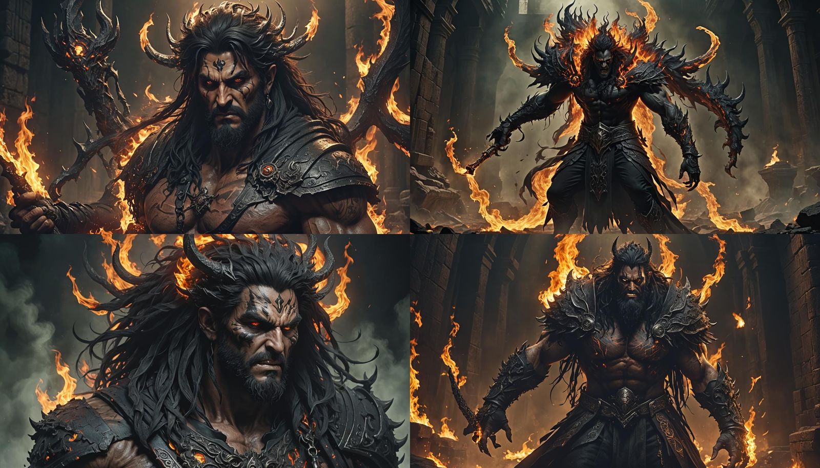 Hades in Hell: A Fiery and Dramatic Depiction