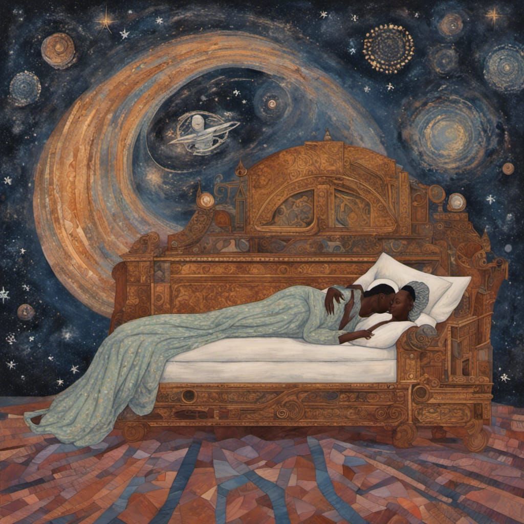 Couples Dance on Mothership in Shining Night