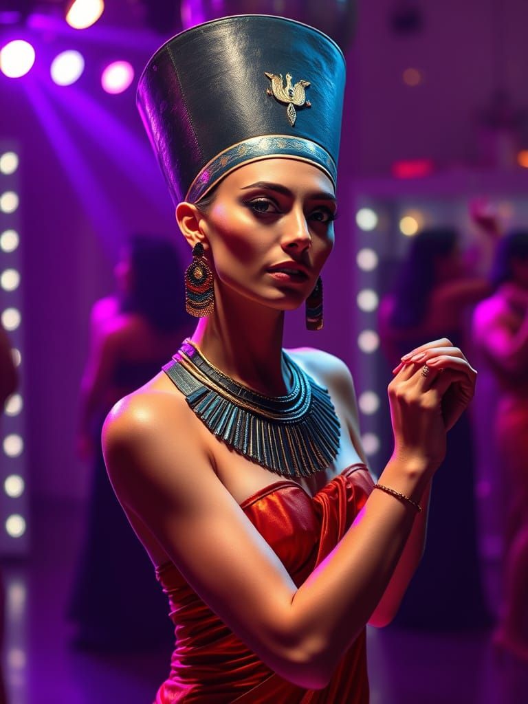 Nefertiti Dancing Like an Egyptian
