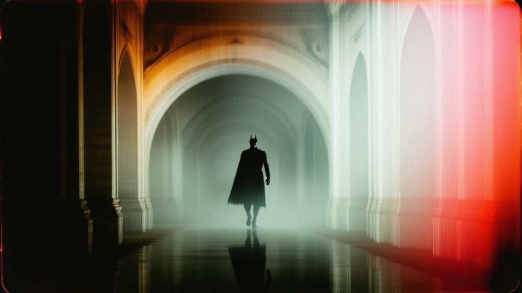 Batman in Cinematic Film Noir Style