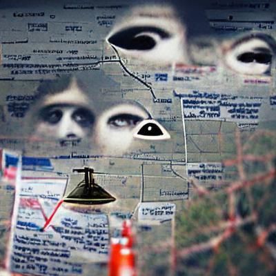 Eerie Depiction of Conspiracy Theories