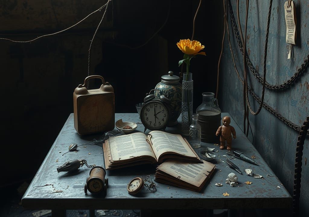 Dystopian Still Life in Haunting Atmospheric Style