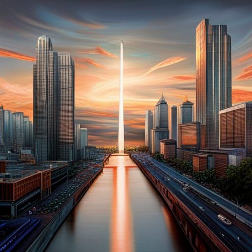 Silent Future City in Photorealistic Ultra HD