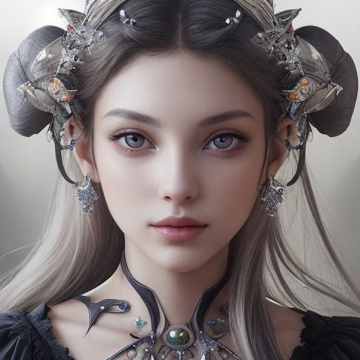 Abstract Human Beauty AI Art