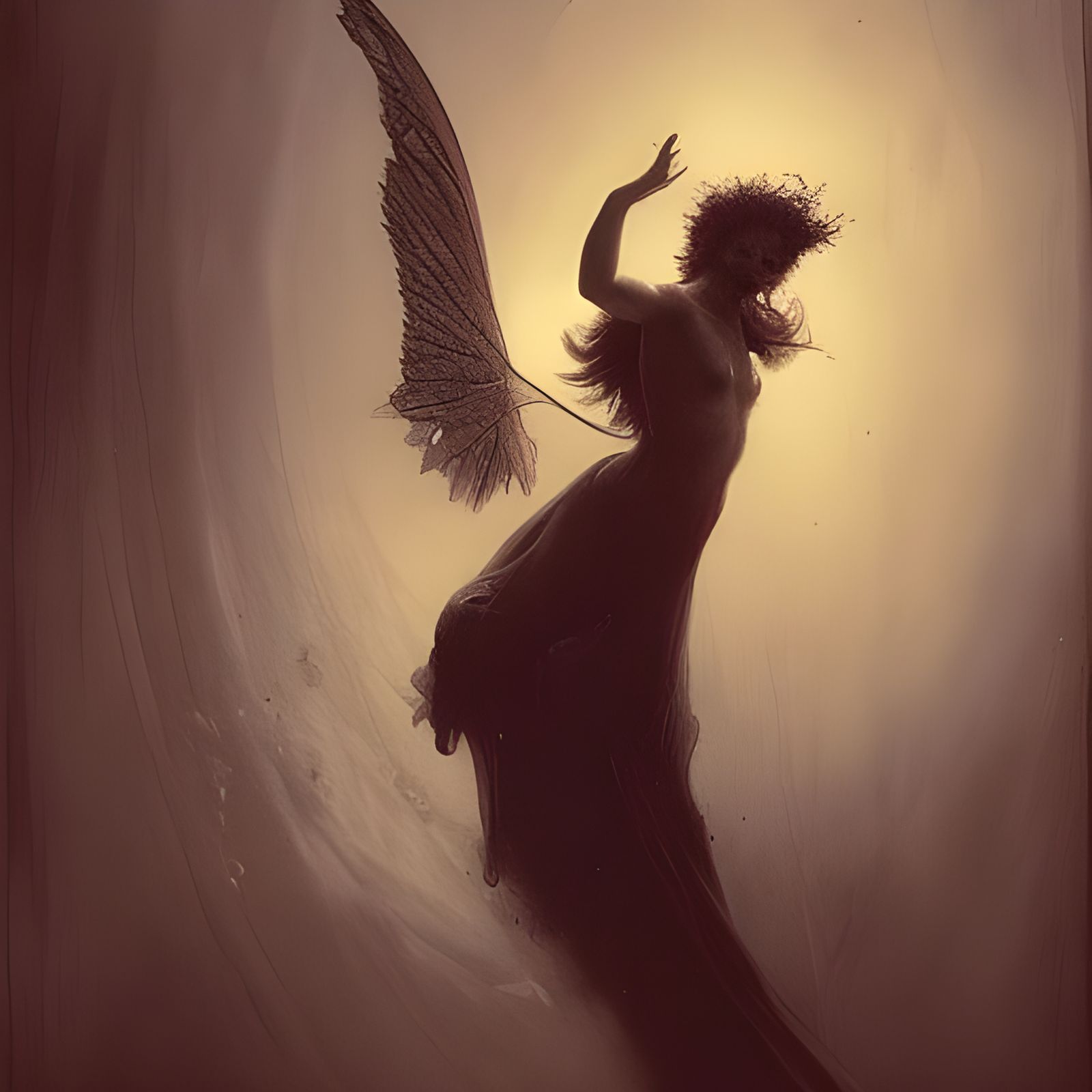 Horror Tooth Fairy in Gustave Doré Style