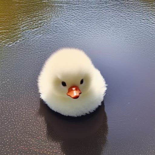 Fluffy Duck Slides Down a Rainbow