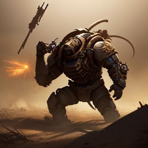 Duke Nukem vs Tyrannid in Detailed 3D Render