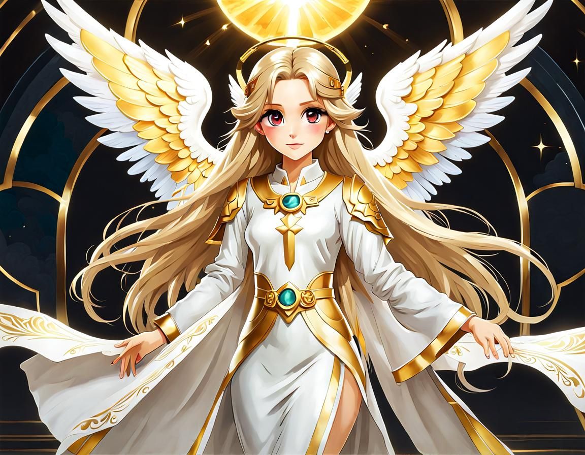 Angel of kindness and beauty