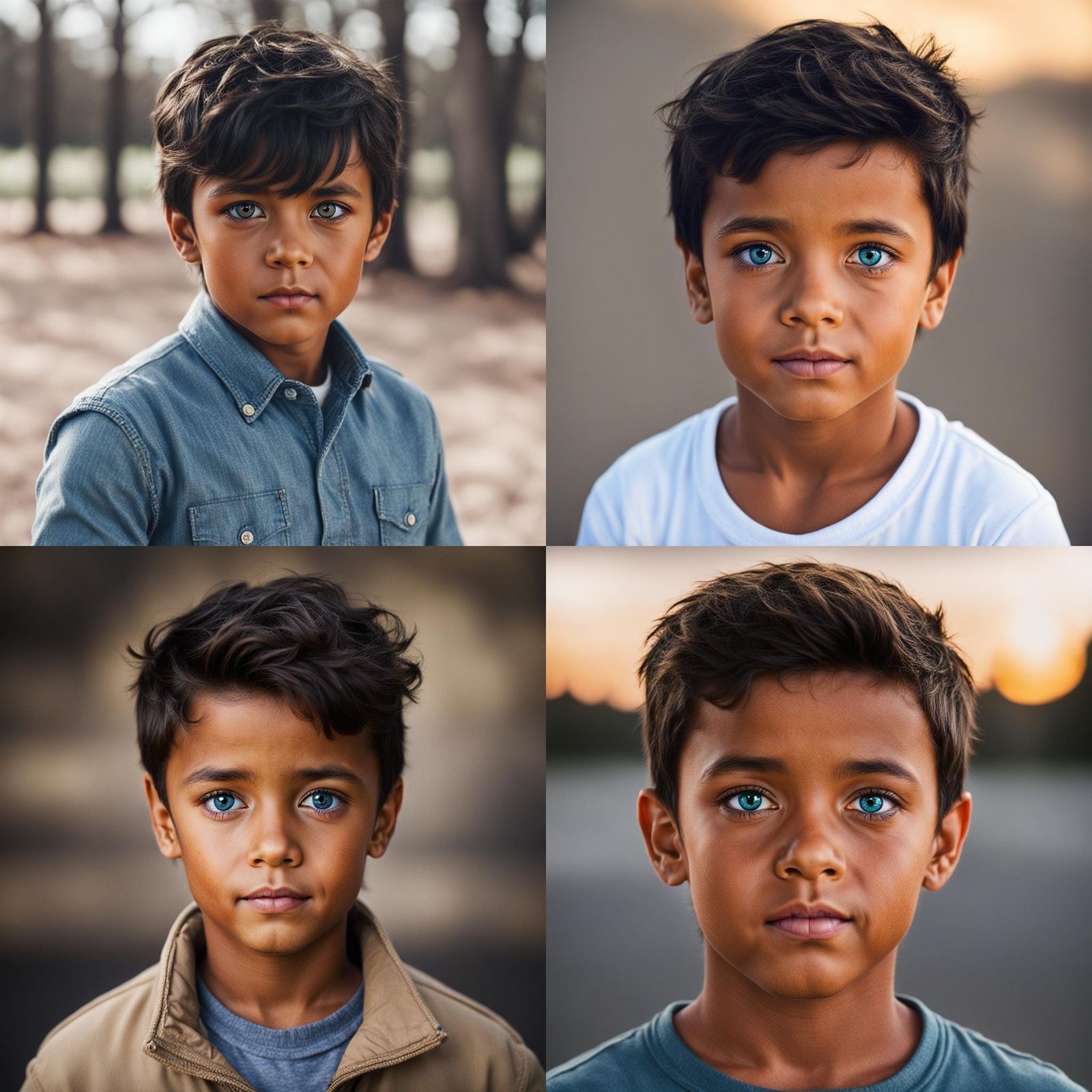 Boy with Heterochromia: A Portrait