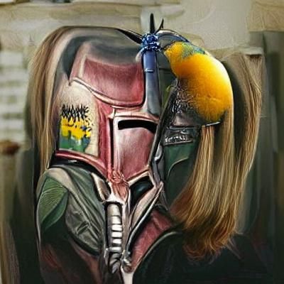 Mandalorian Warrior in Armor