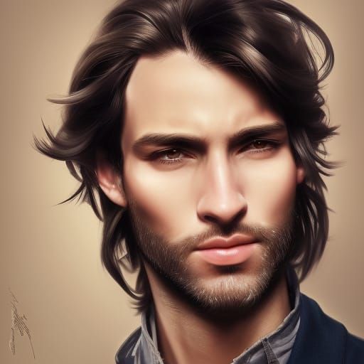 Gorgeous Italian Man Portrait in High Definition