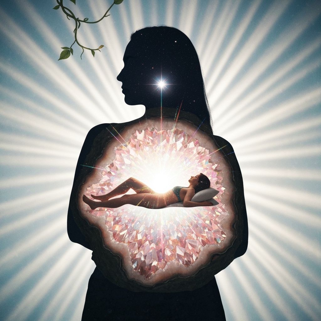 Ethereal Silhouette Formed by Sunlight Rays