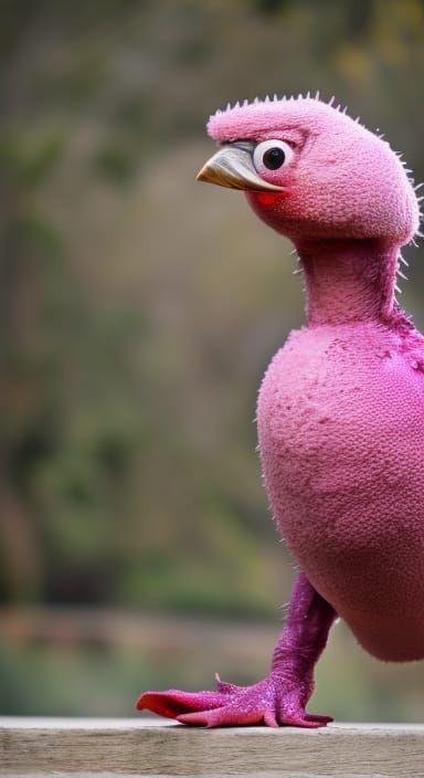 Ugly Duckling: Awkward Genetically Modified Chick