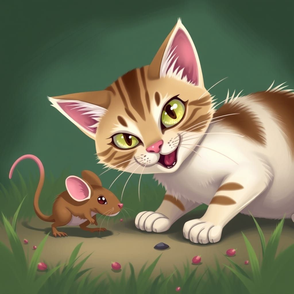 Cat and the mouse enemies