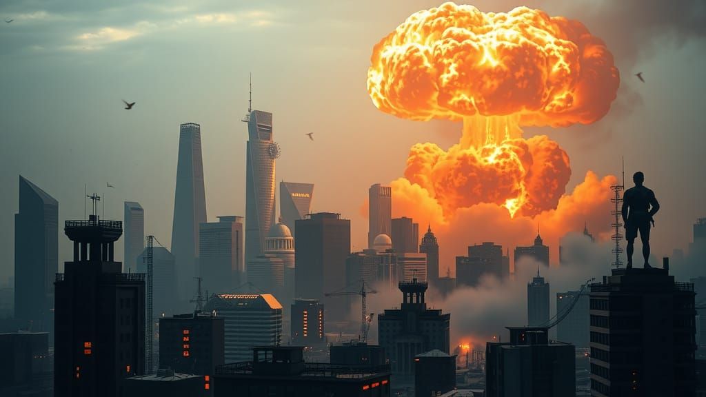 City Destroyed: Hyperrealistic Post-Apocalyptic Photography