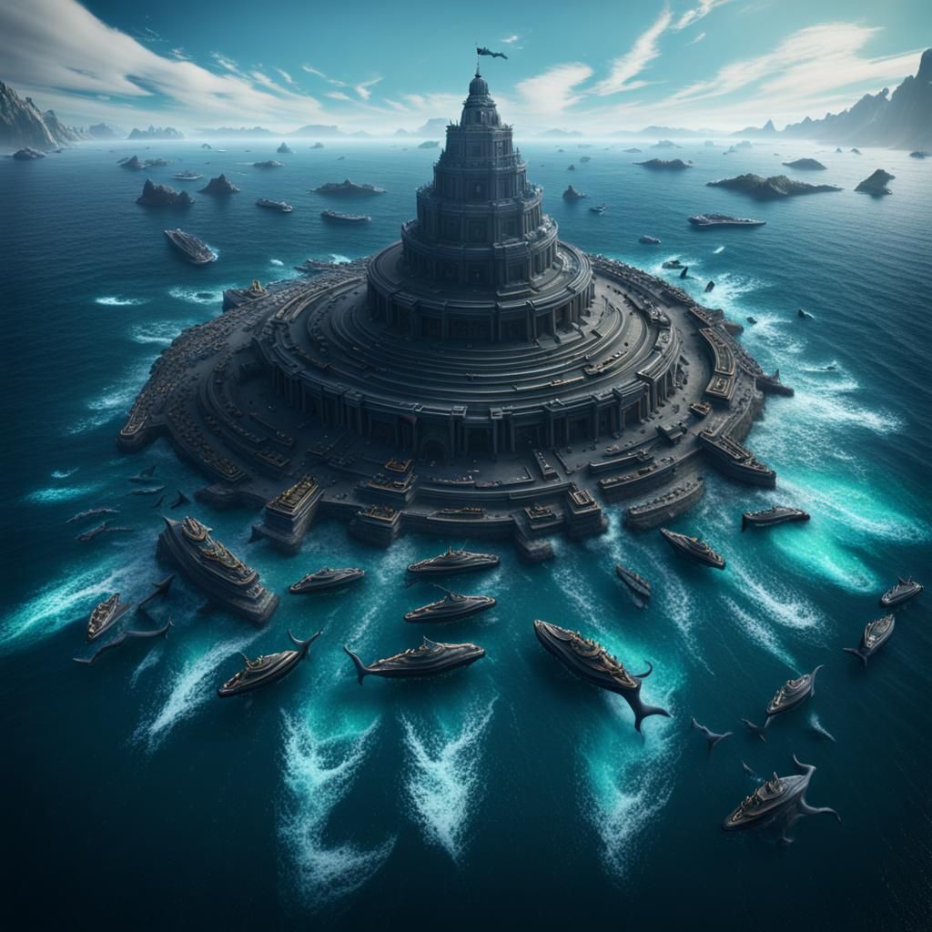 Whale Hieroglyphs in a Fantastical Ocean