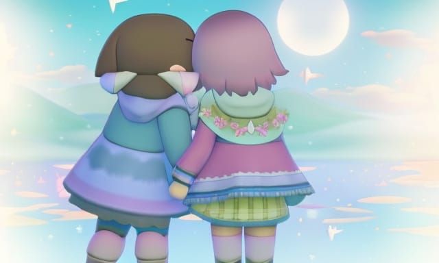 Animal crossing shy kiss…