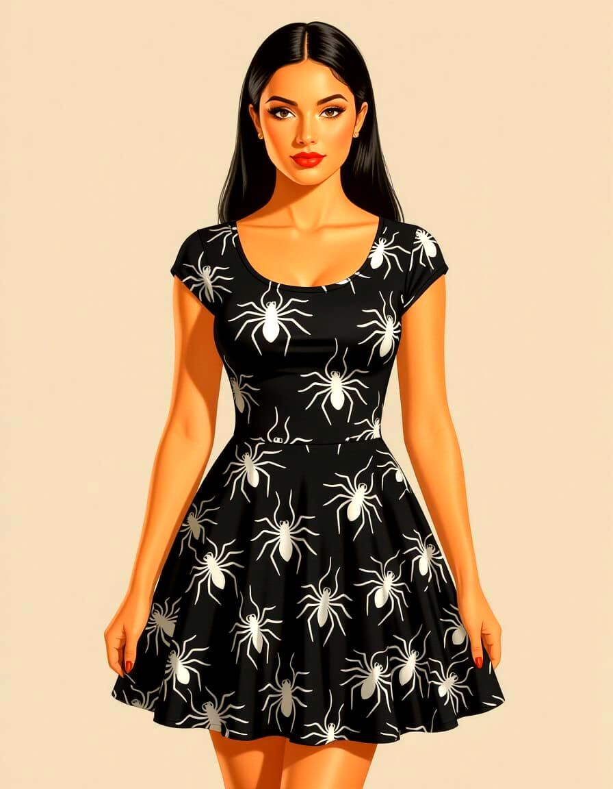 Black Halloween Silk Alt Design