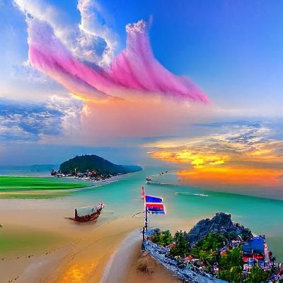 Scenic Thailand Landscape