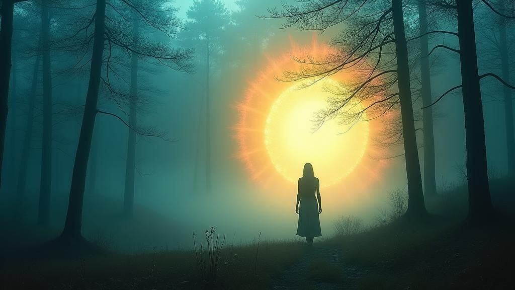 Surreal Portal Landscape in Rothko Colors