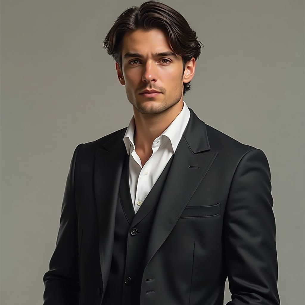 Elegant Portrait of a German Businessman