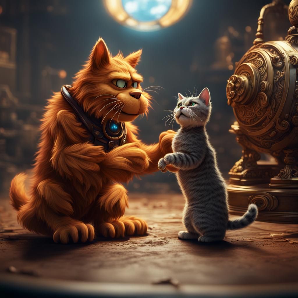 Alf vs Garfield: Fantasy Concept Art