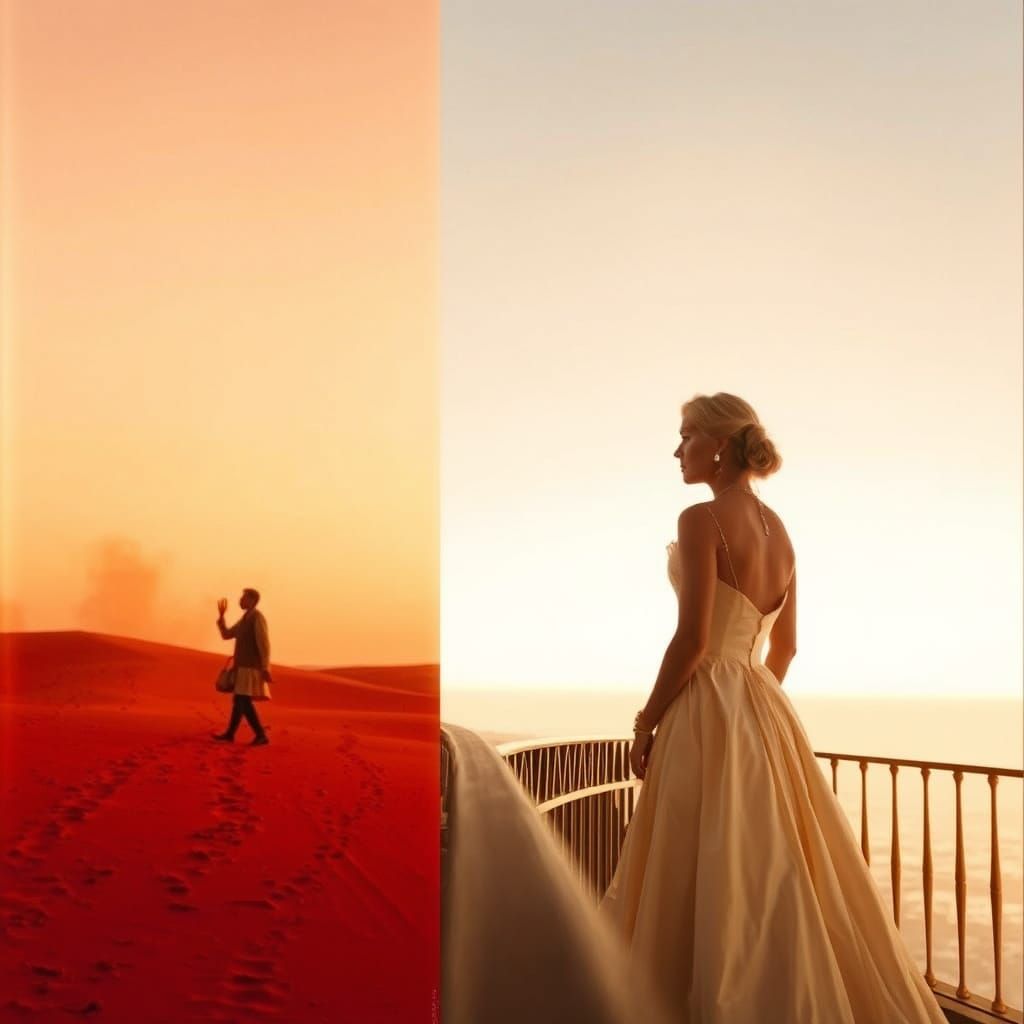 Sudanese Desert and Swedish Palace: A Cinematic Split