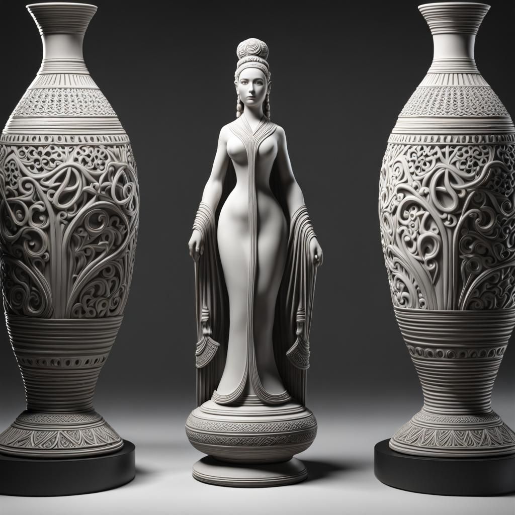 Ancient Pottery - Goddess Tribute