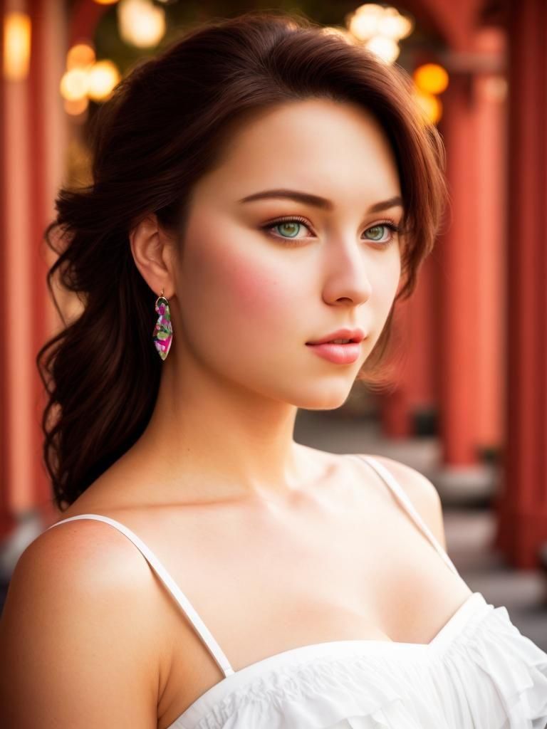 Romantic Getaway: Hyperrealistic Portrait in HDR