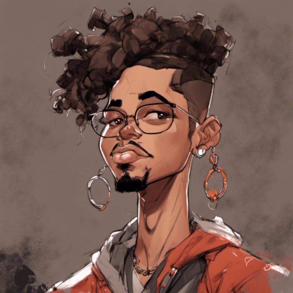 Anime Portrait in Genshin Impact Style