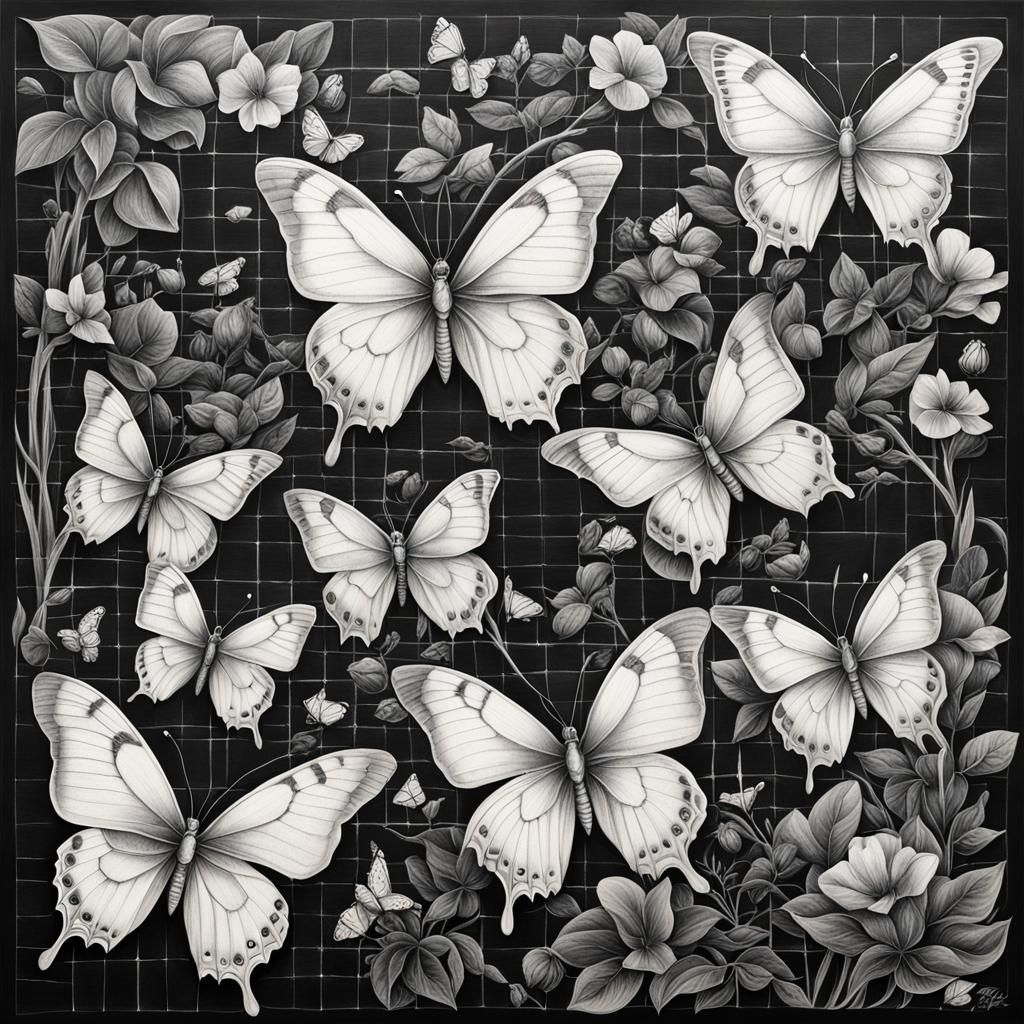 Floral Mandala Coloring Page in Charcoal