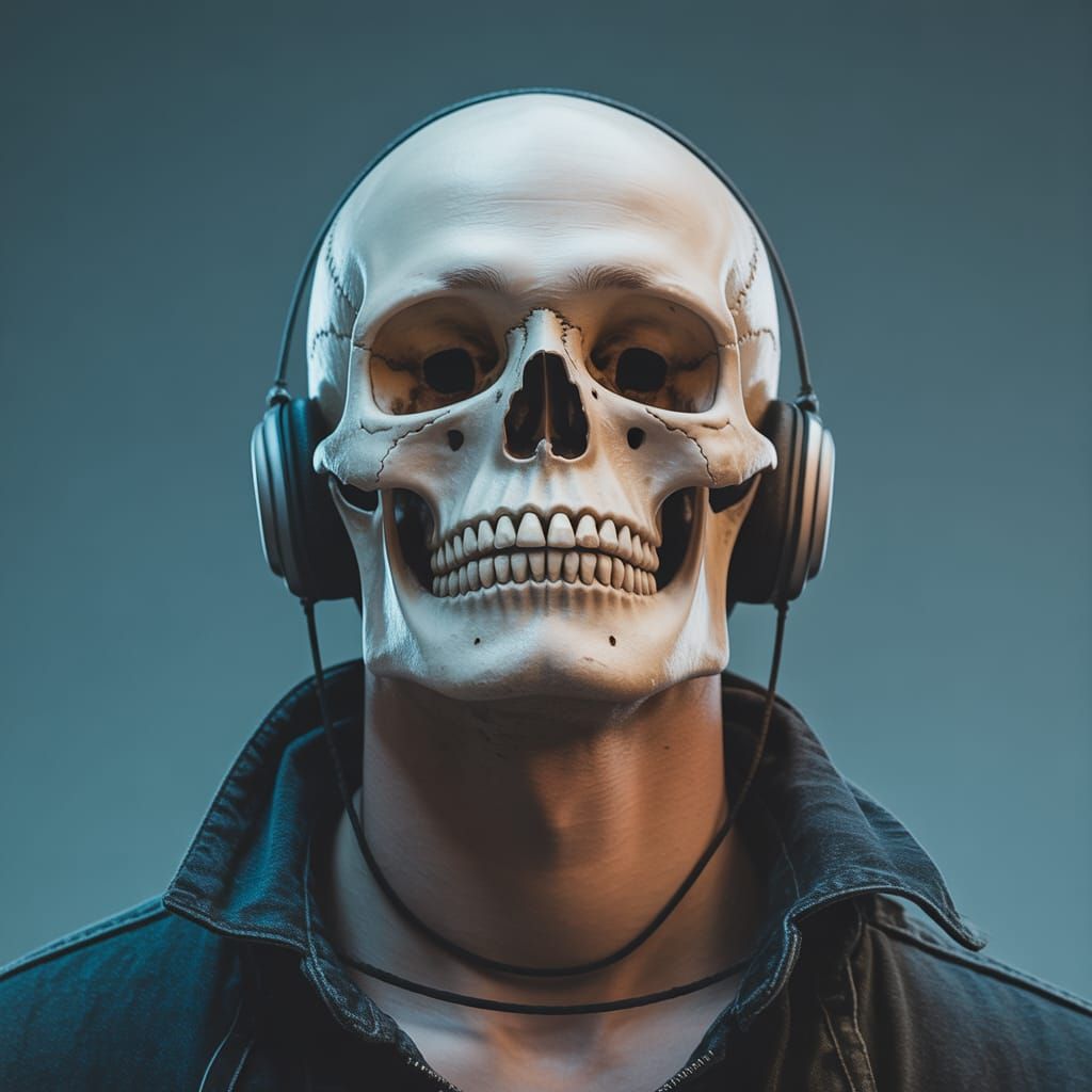 CryptoPunk Contemplates Mortality in Cyberpunk Style