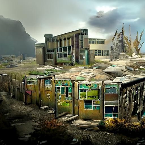 Post-Apocalyptic School in 4K Ultra HD