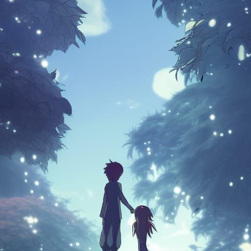 Hollow Knight in Studio Ghibli Anime Style