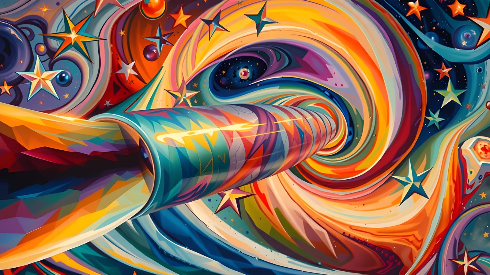 Stunning, Miraculous, High-Velocity Cylinder in a Cosmic Vor...