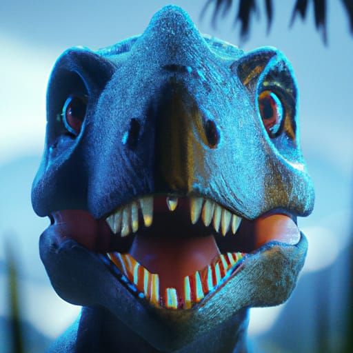 Cute Dinosaur Concept Art in 8k Resolution