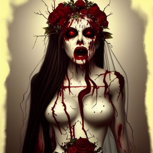 Macabre Dead Bride Goddess of Blood