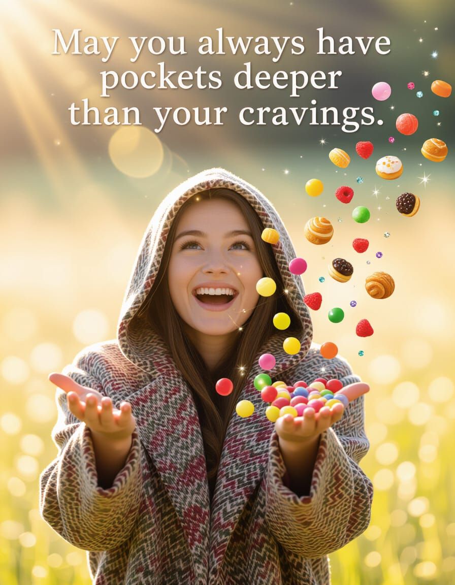 Enchanted Pockets Overflowing with Treats, Golden Hour