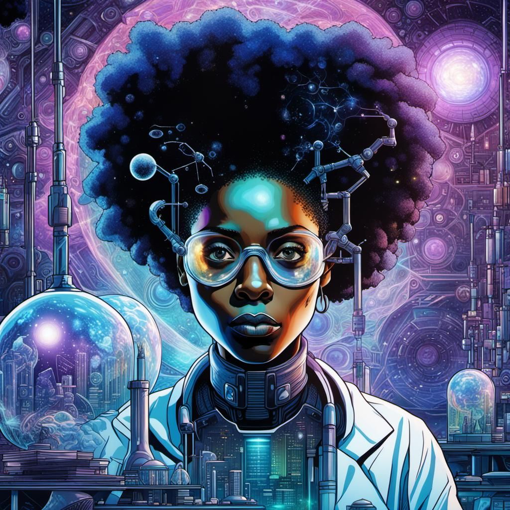 Mad Scientist Reanimates Body in Futuristic Lab