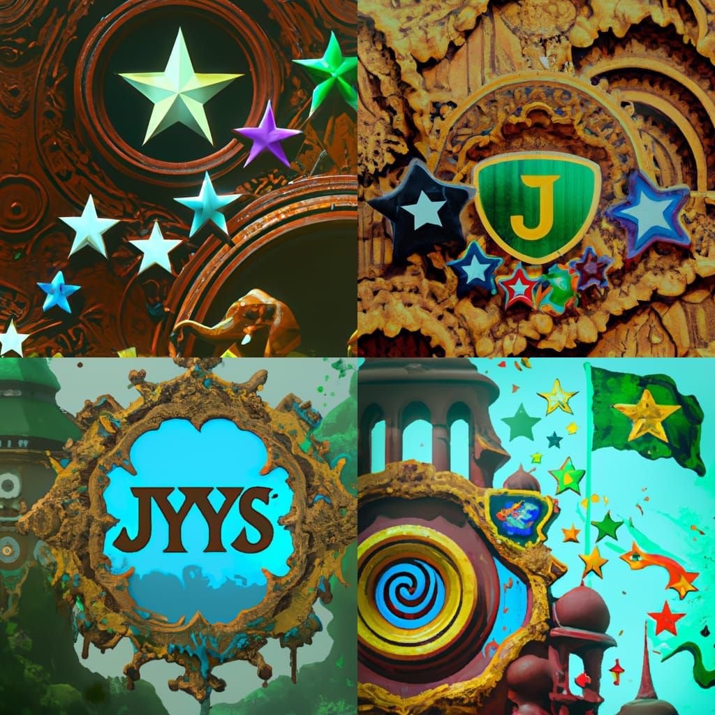 Ivy Joes Reviews Logo in Detailed Matte Painting