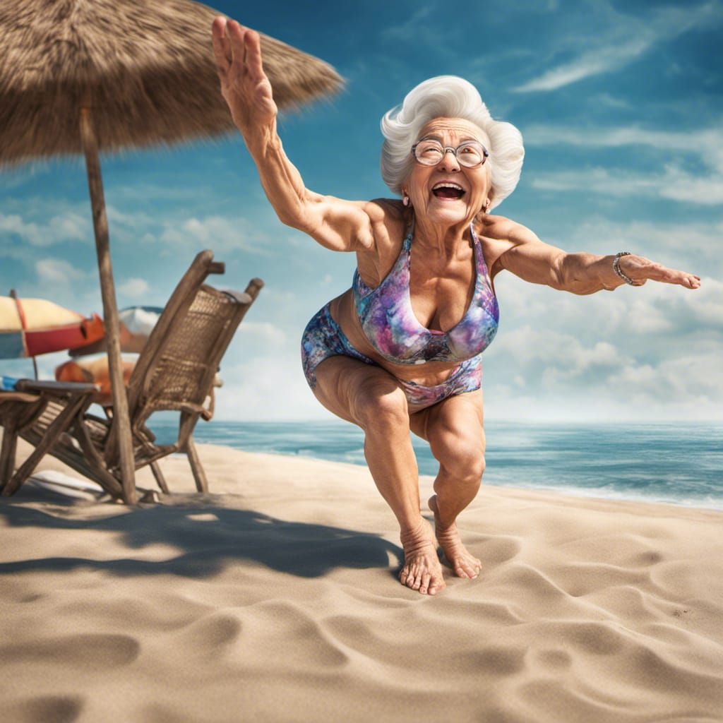 Crazy Hilarious granny 🤣