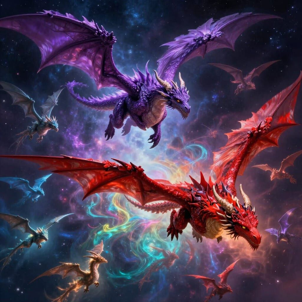 Feathered Dragons Soar Above Eight Realms