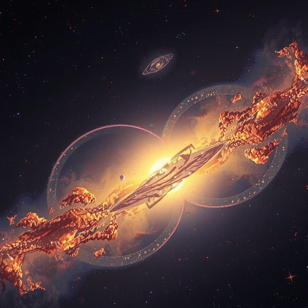 Golden Galaxy Teeming with Luminous Stars